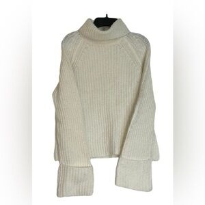 ULTRA FLIRT Ribbed Turtleneck Sweater